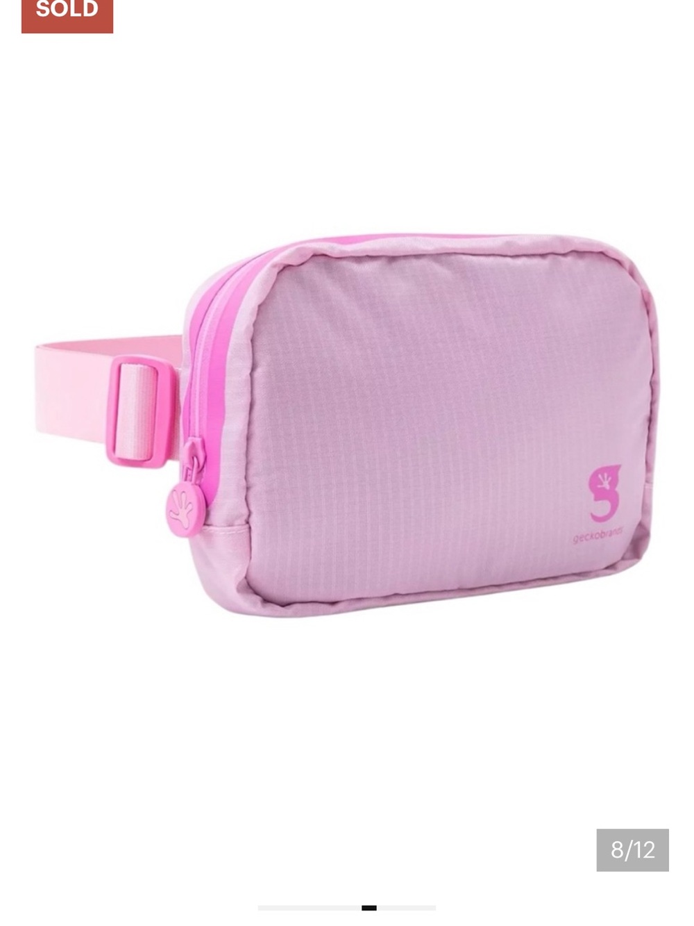 Geckobrands Pink Crossbody Belt Bag